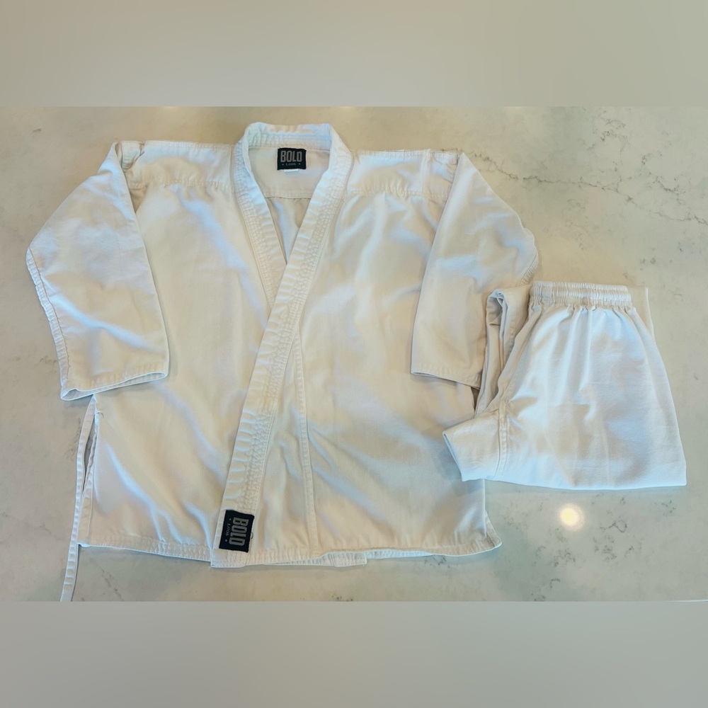 Brizbane Sports White Jiu-Jitsu Gi Set - Size 3